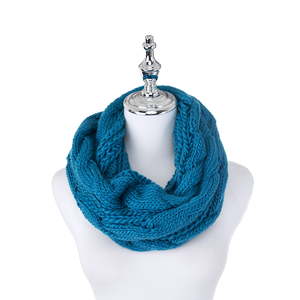 Turquoise Teal Snuggly Snood - The Specialty House
