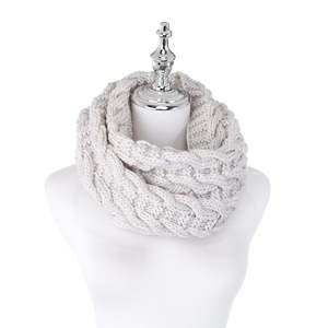Subtle Beige Snuggly Snood - The Specialty House