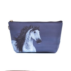 Products: Dapple Grey Stallion Blue Cosmetic Bag - The Specialty House
