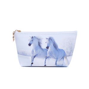 Champagne Stallions Cosmetic Bag - The Specialty House