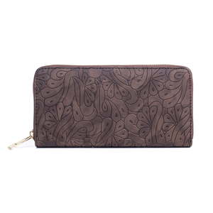 Products: Wallet - Teardrop Patterned Brown - The Specialty House