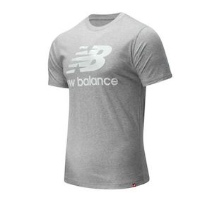New Balance Men’s Essentials Stacked Logo Athletic Grey