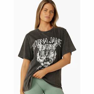 Clothing Womens Short Sleeve Tops: Lorna Jane Find Your Fierce Relaxed T-shirt