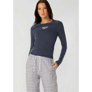Lorna Jane Original Sport Washed Rib Long Sleeve Top