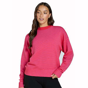 Clothing Womens Long Sleeve Tops: Abi And Joseph Recharge Ottoman Knit
