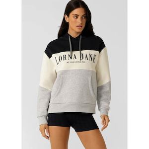 Clothing Womens Long Sleeve Tops: Lorna Jane Championship Oversized Fleece Hoodie