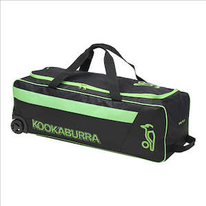 Kookaburra Pro 5.0 Cricket Wheelie Bag - Black/Lime
