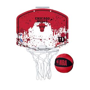 Sports Gear Basketball Balls: Chicago Bulls Wilson NBA Team Mini Hoop Indoor Basketball Backboard