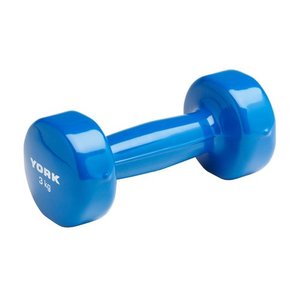 Sports Gear Exercise And Fitness: York 3kg Vinyl Dipped Dumbbell