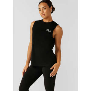 Clothing: Lorna Jane Lotus Muscle Tank – Black