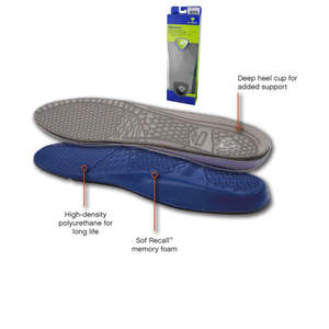Footwear Accessories: Sof Sole Womens Memory Comfort Insole US 5- 7.5