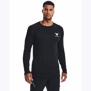 Clothing Mens Long Sleeve Tops: Under Armour Men's Project Rock Authentic Crew