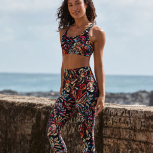 Clothing Womens: Abi and Joseph Spring Fling Dual Pocket 7/8 Leggings
