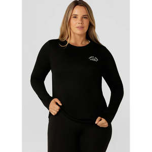 Lorna Jane Lotus Long Sleeve Top – Black