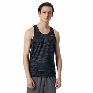 Clothing Mens Singlets: New Balance Men’s Printed Accelerate Singlet