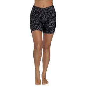 Clothing Womens Shorts: Abi and Joseph Primal Energy Endurance Dual Pocket Mid-Thigh Tight