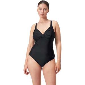 Clothing Womens Swimwear: Speedo’s Women's Shaping Cross Knot Swimsuit – Black