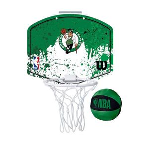 Sports Gear Basketball Balls: Boston Celtics Wilson NBA Team Mini Hoop Indoor Basketball Backboard