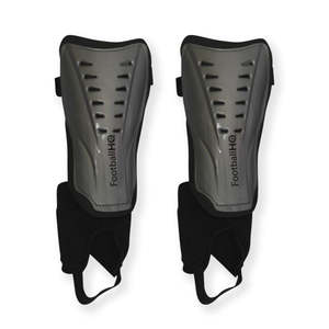 Football HQ Competition Shin Guards – Silver