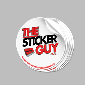 Custom Promotional Round Individual Cut Stickers