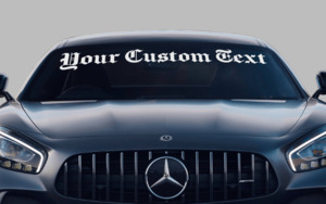 Vehicle Signage: Custom Vinyl Car Banner