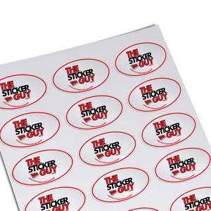 Custom Stickers Oval