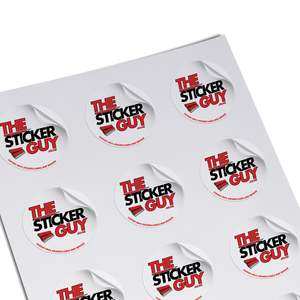 Custom Printed Stickers/Labels Round