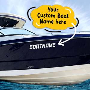 All: [CUSTOM] Boat Name| Outdoor Decal Sticker