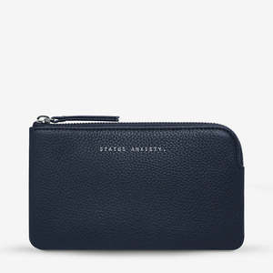 Wallets And Clutches: Smoke And Mirrors Wallet - Midnight Blue