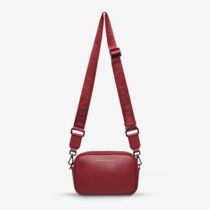 Bags: Plunder With Webbed Strap - Rouge by Status Anxiety