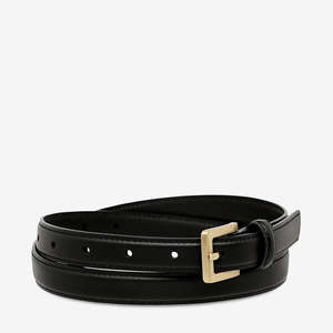 Brands: In Your Eyes Belt - Black Nappa/Gold