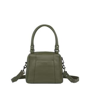 Womens Shoulder Bags: Mini Mountains - Khaki by Status Anxiety