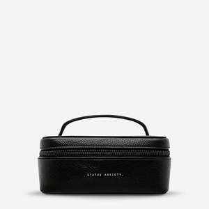 Toiletry Bags: Shining Armour Jewlery Case - Black by Status Anxiety