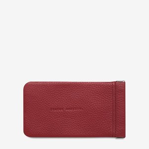 Sunglasses: Keepsake Sunglasses Case - in rouge by Status Anxiety
