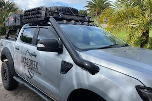 Lucas Creek 4 Inch Stainless Steel Snorkel to suit Ford Ranger 3.2L