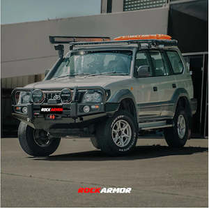 Accessories: Rockarmor Premium Steel Bullbar To Suit Toyota Prado 1996-2002