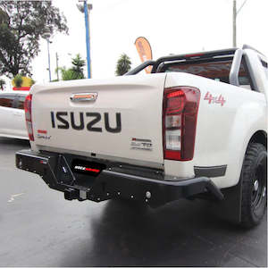 Rockarmor Elite Steel Rear Step / Towbar to suit Isuzu D-Max 2012-2020