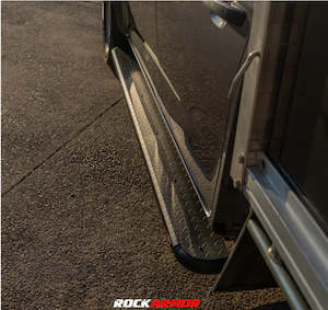 Accessories: Rockarmor Steel Rock Sliders Side Steps - multiple vehicle options