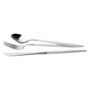 Products: Goa White & Matt Stainless 56 Piece Cutlery Set