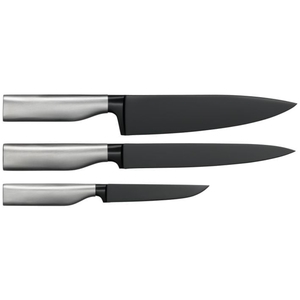 Products: Ultimate Black Kitchen Knife 3 Piece Set