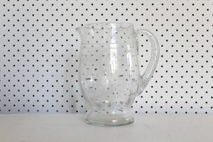 Vintage Etched Glass Jug - The Style Aesthetic
