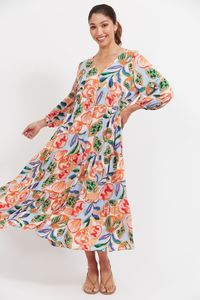 Outlet 2: Baja Button Maxi Dress