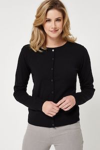 Tooralie: Crew Merino Cardigan