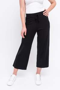 Knitwear: Wide Leg Knit Pant