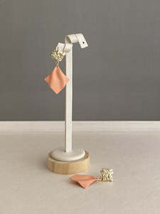 Jewellery: Gold Coral Drops (Costume)