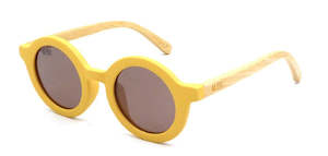 Home Gift Design: 3361 Bambino Kids Sunnies - Yellow/Wood Arms