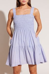 Summer Sale: Amara Shirred Mini Dress