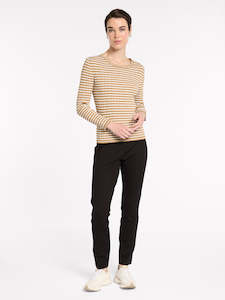 Fine Stripe Rib Knit