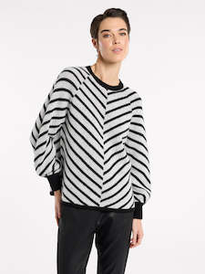 Tops: Chevron Stripe Sweater
