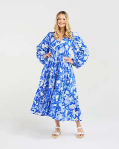 Liana Tiered V-Neck Dress